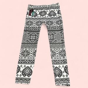 Christmas print seamless leggings No Boundaries sz xl